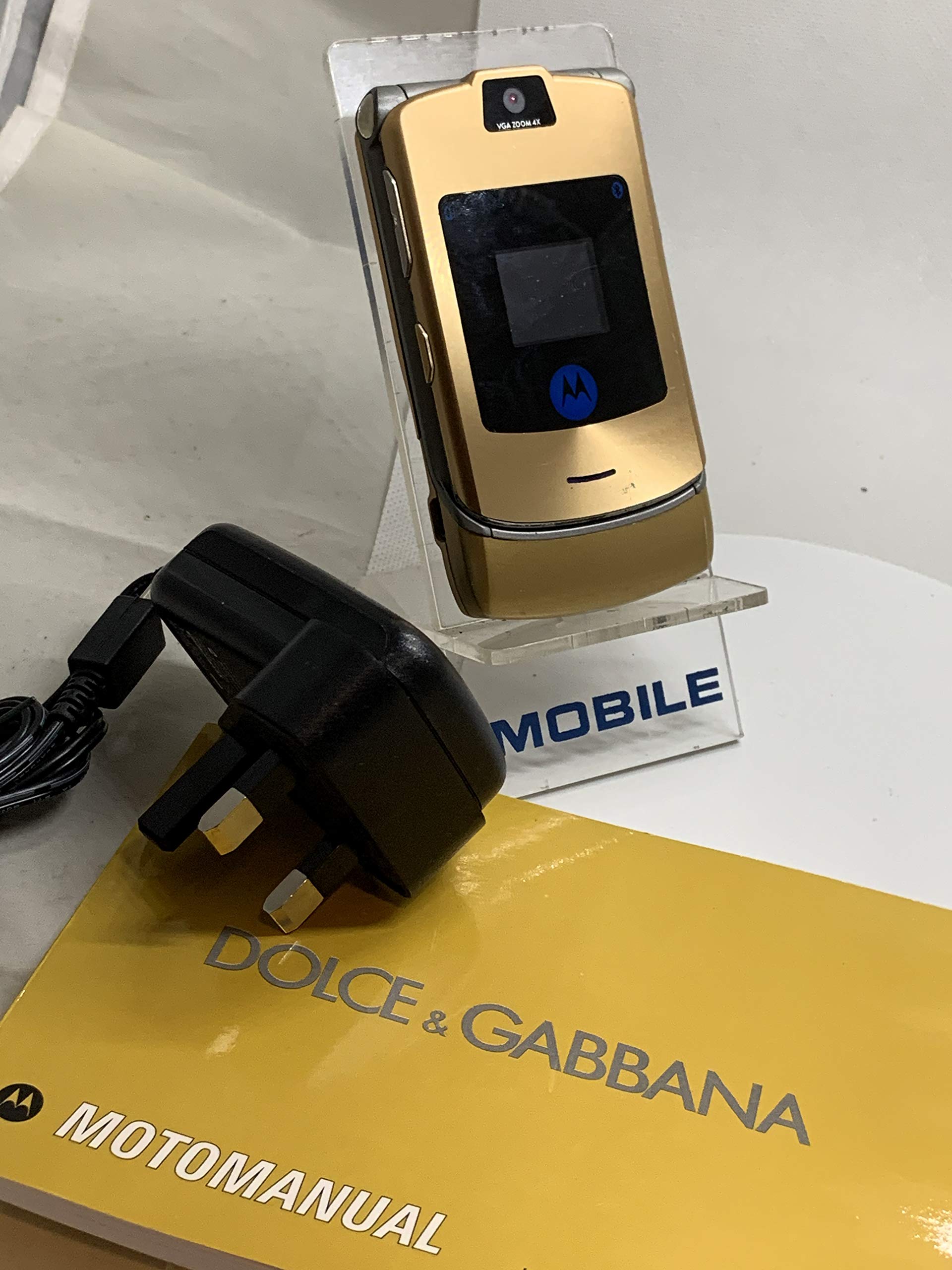 Motorola V3i RAZR GOLD - D & G Dolce & Gabbana Gold Edition - SIM